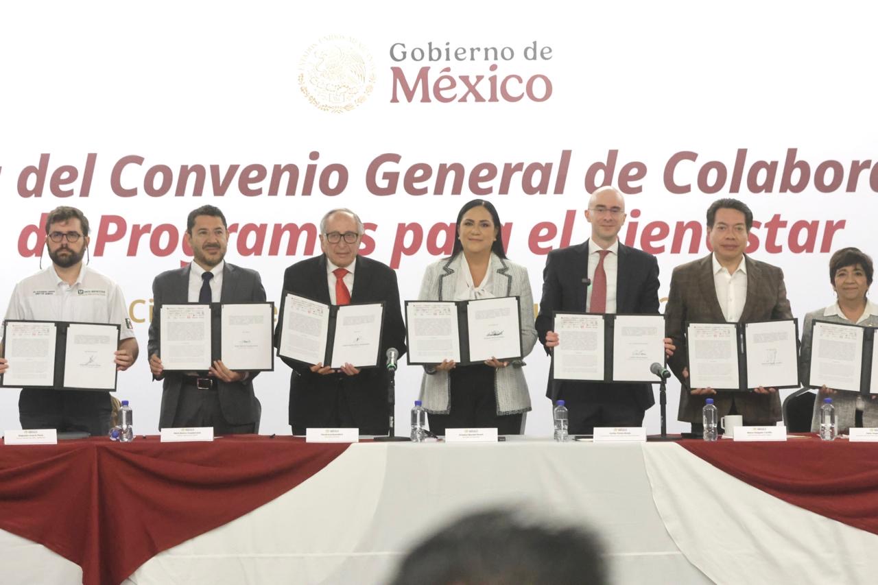 Dependencias e instituciones del Gobierno de México firman el Convenio ...