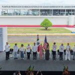 Presidenta inaugura planta contra el gusano barrenador en Chiapas 