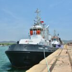 Abandera Pemex el remolcador Pemex Zoque en Salina Cruz, Oaxaca